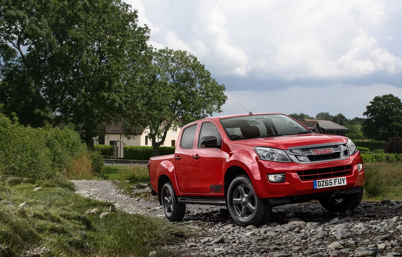 Photo wallpaper pickup, Double Cab, Isuzu, Fury, 2015, Isuzu, d-max