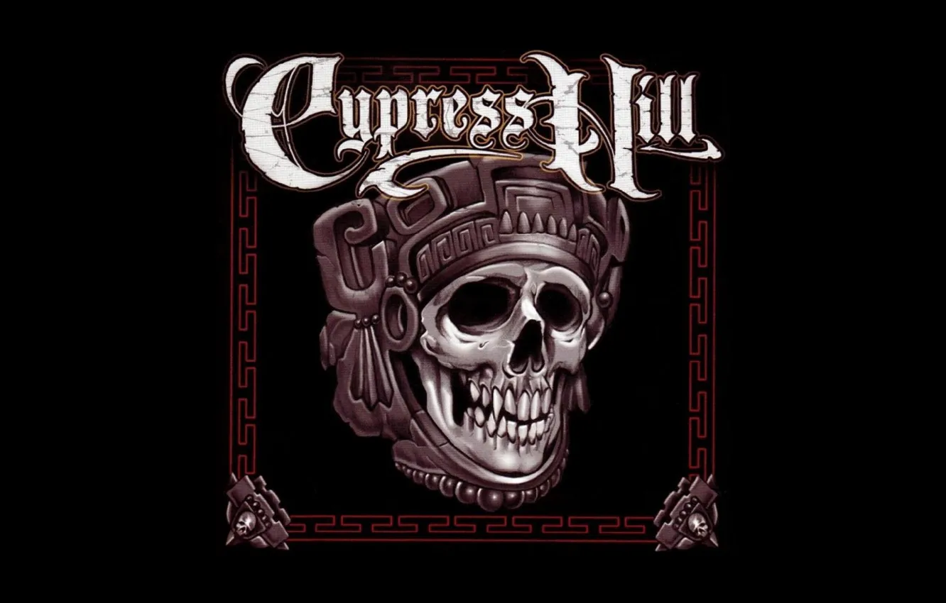 Photo wallpaper Minimalism, Skull, Music, Rapcore, Cypress Hill, Hip-Hip