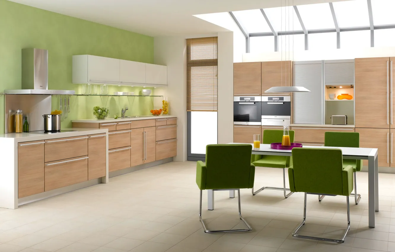 Photo wallpaper style, room, kitchen