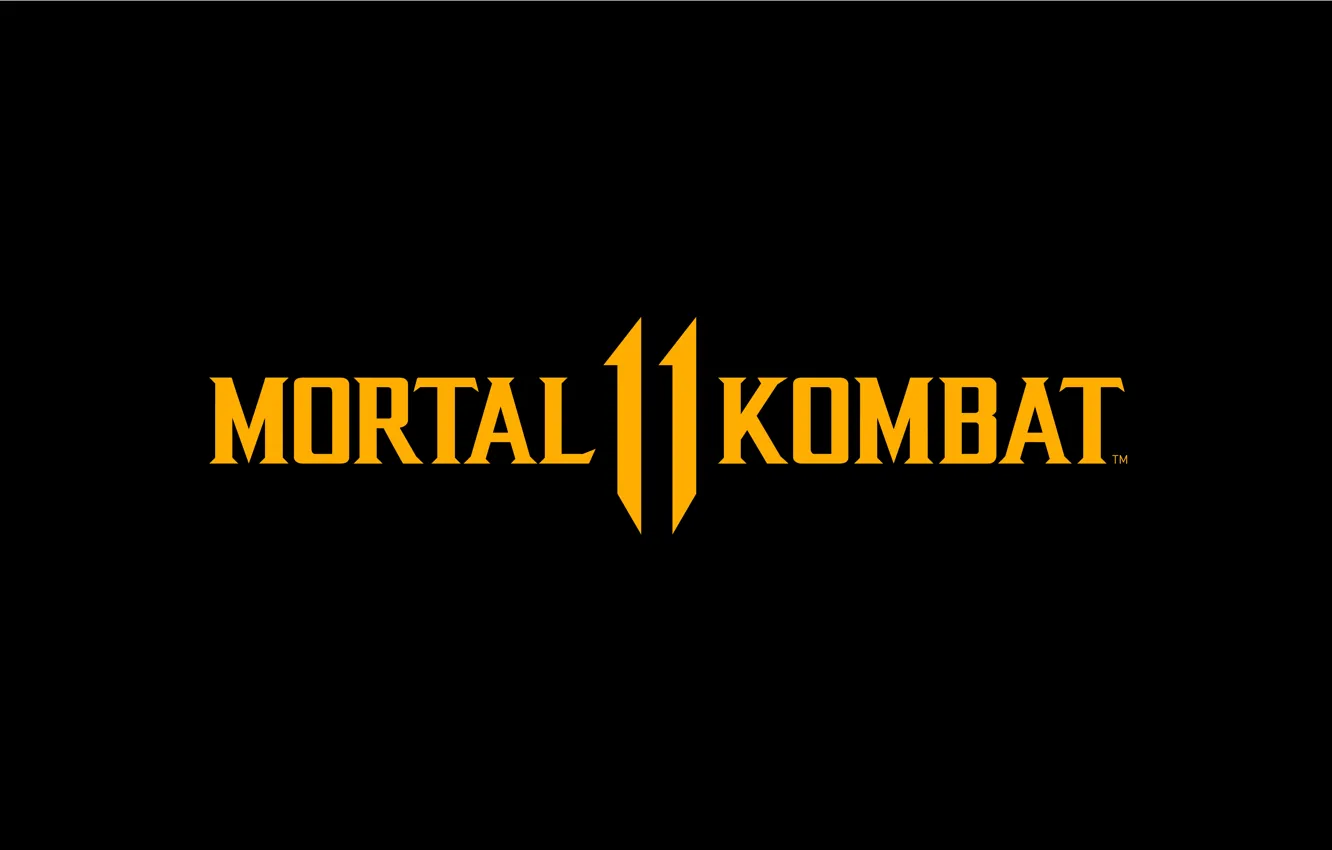 Photo wallpaper Logo, Mortal Kombat, Mortal Kombat, Mortal Kombat 11