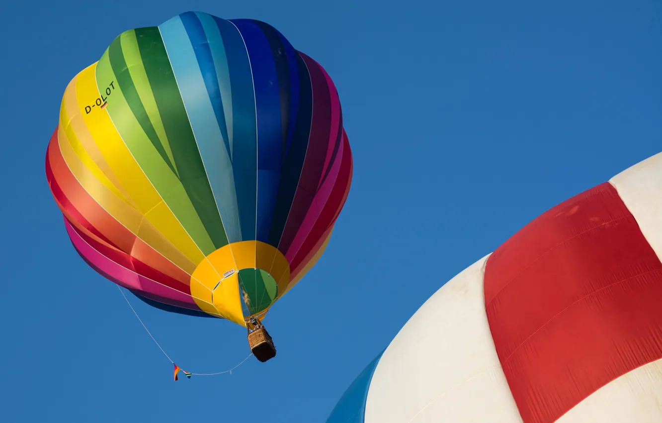 Photo wallpaper the sky, balls, sport