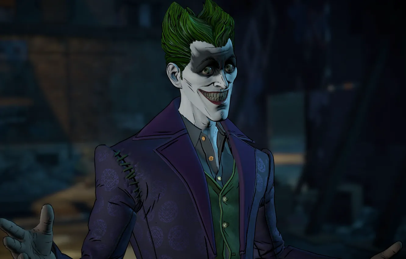 Wallpaper Joker, game, Joker, DC Comics, uniform, Batman - The Telltale ...