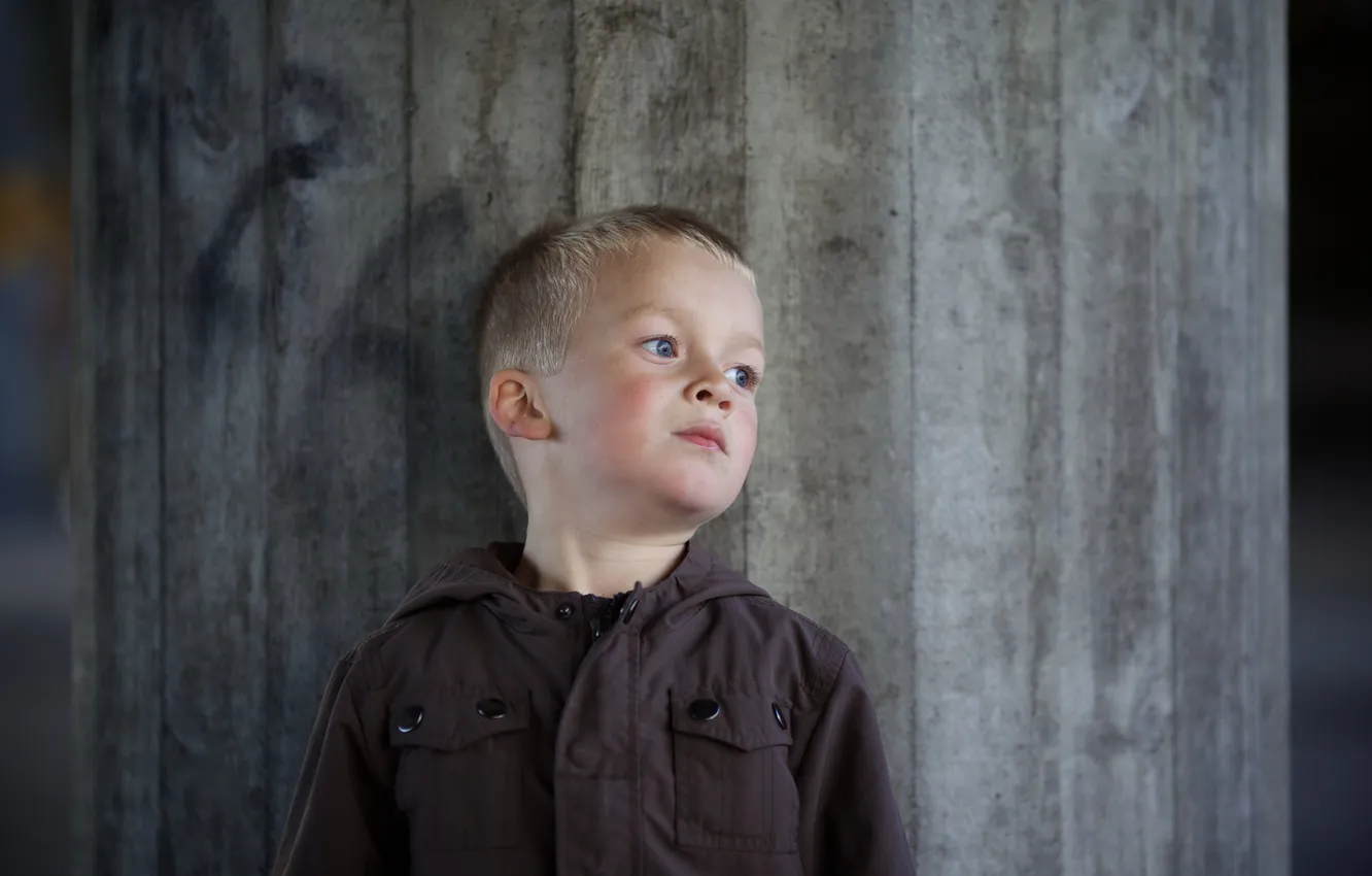 Photo wallpaper mood, portrait, boy