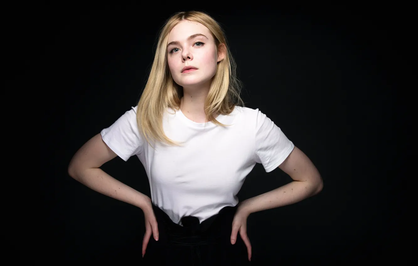 Photo wallpaper Elle Fanning, El Fanning, at the photo shoot for the film, Sidney Hall, Sidney Hall