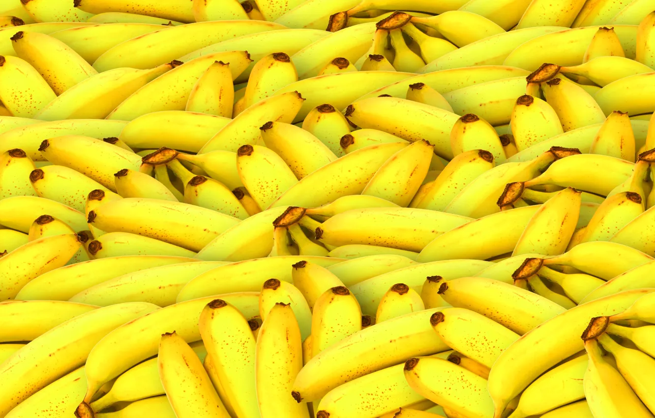 Photo wallpaper berries, fruit, bananas