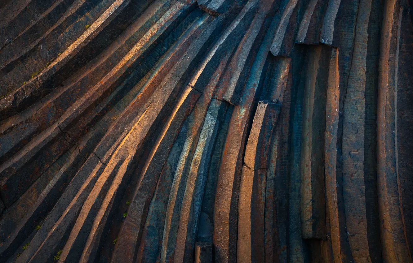 Photo wallpaper nature, texture, iron