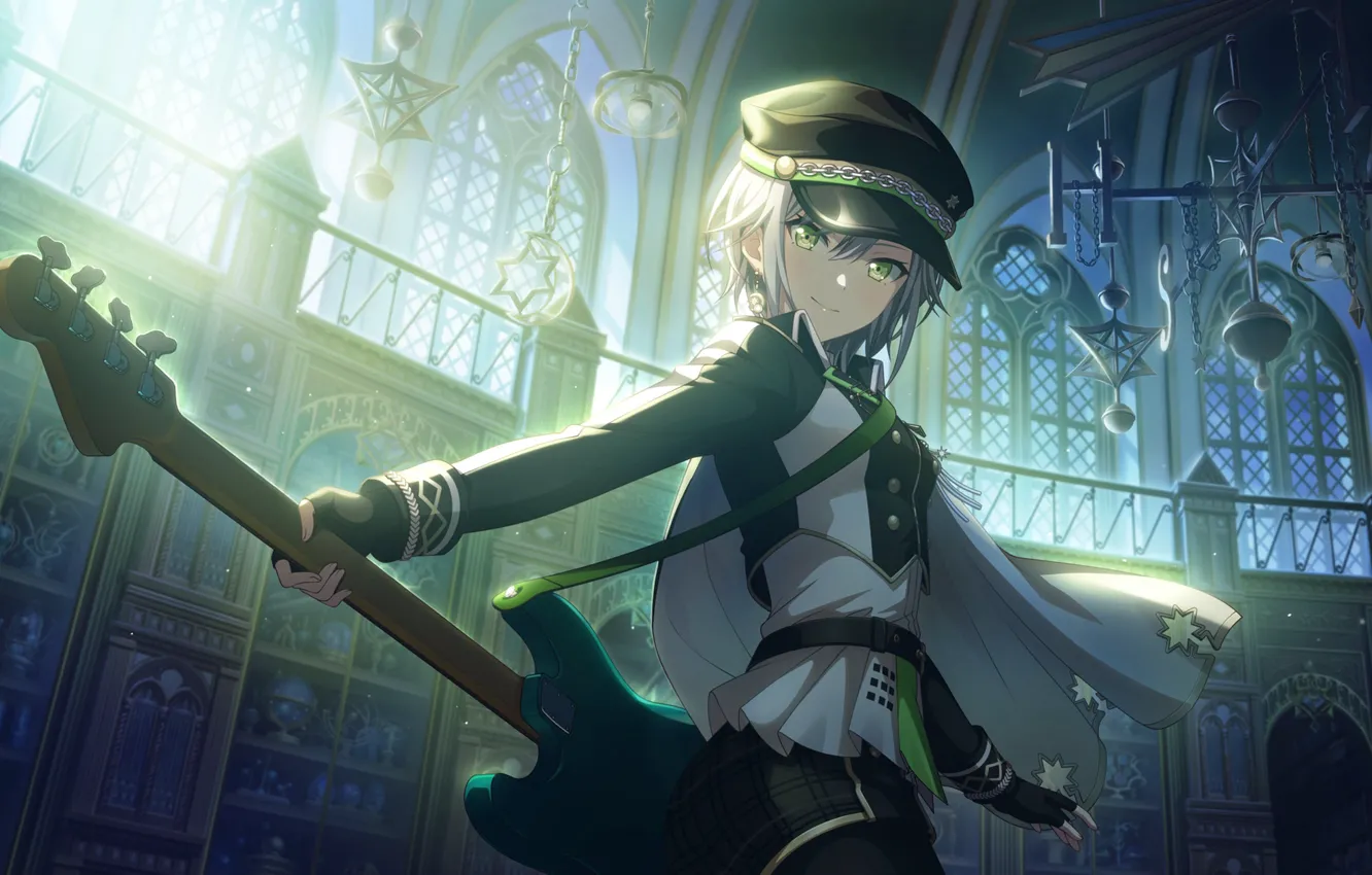 HD wallpaper guitar, girl, Project Sekai Colorful Stage! feat. Hatsune Miku, Hoshino Ichika