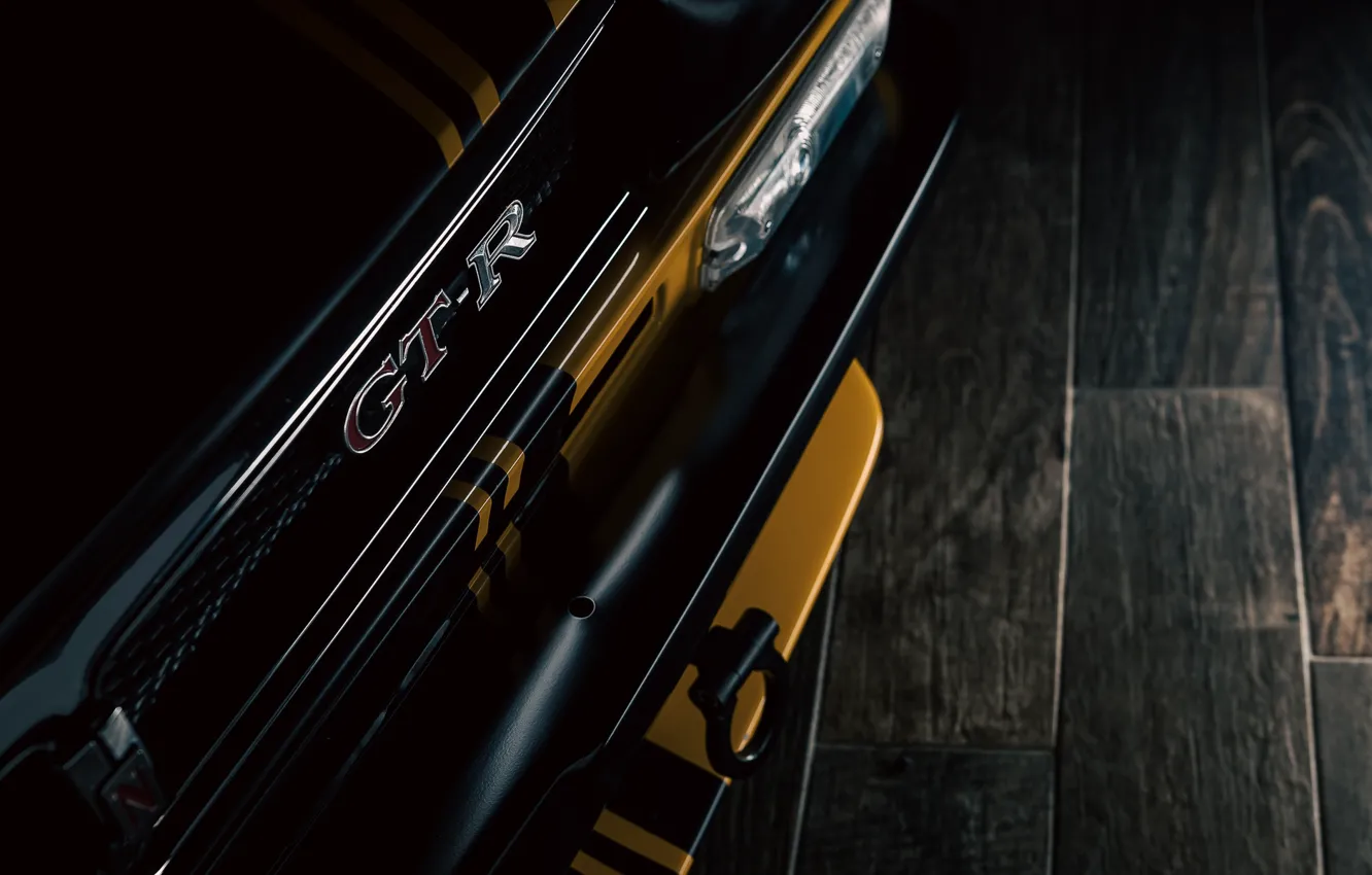 Photo wallpaper background, Nissan, a fragment of a car