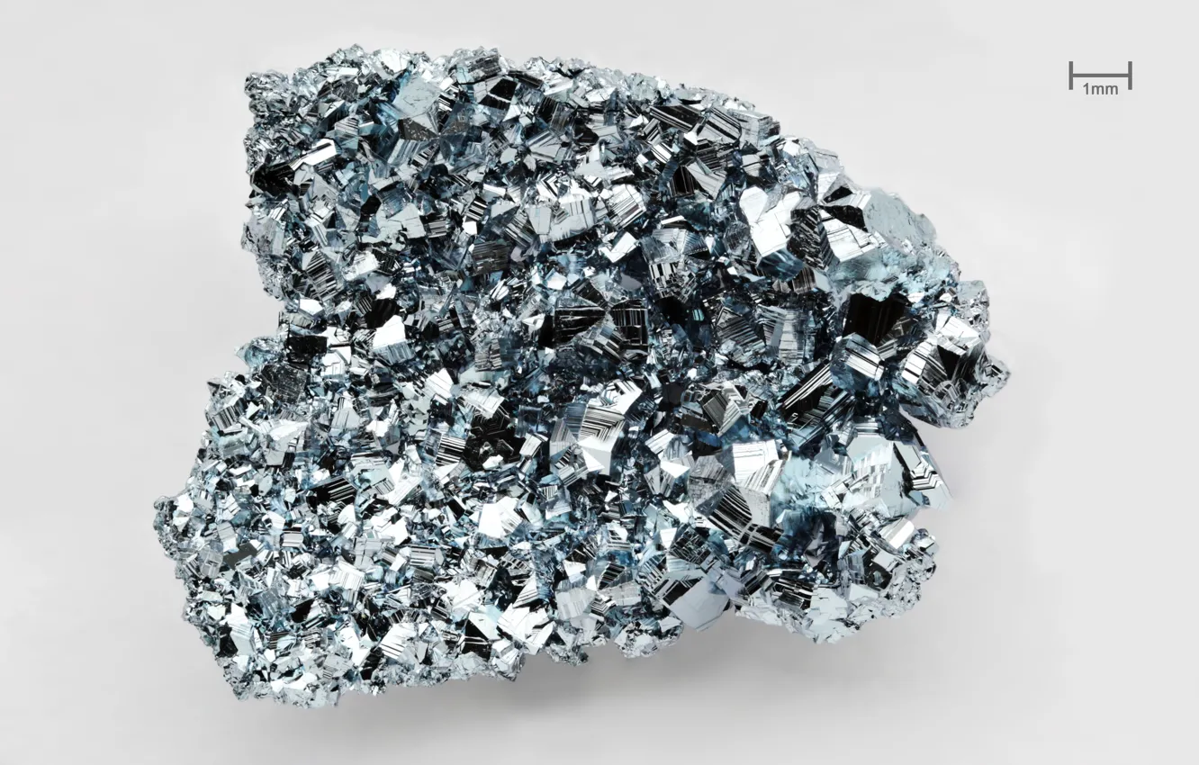 Photo wallpaper crystals, face, osmium