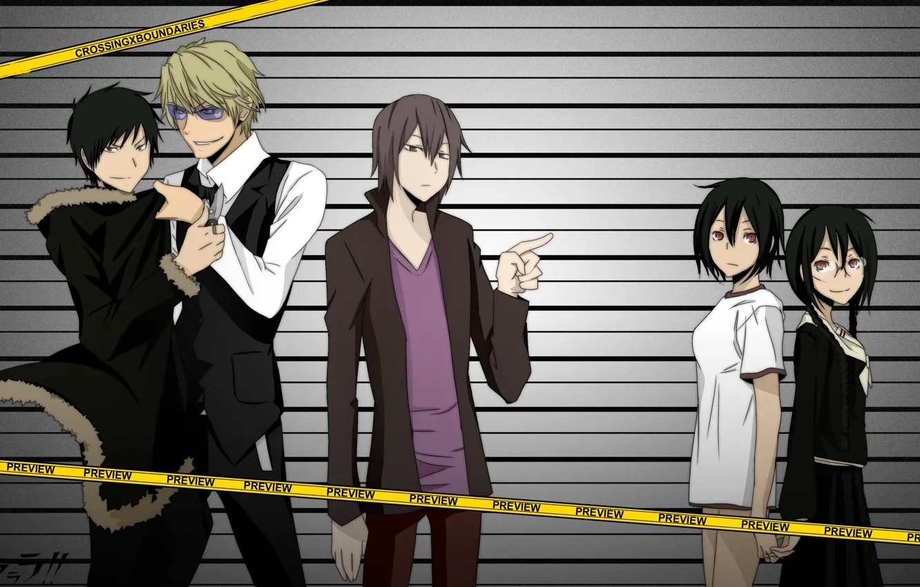 Photo wallpaper characters, art, anime, Durarara!!, guy