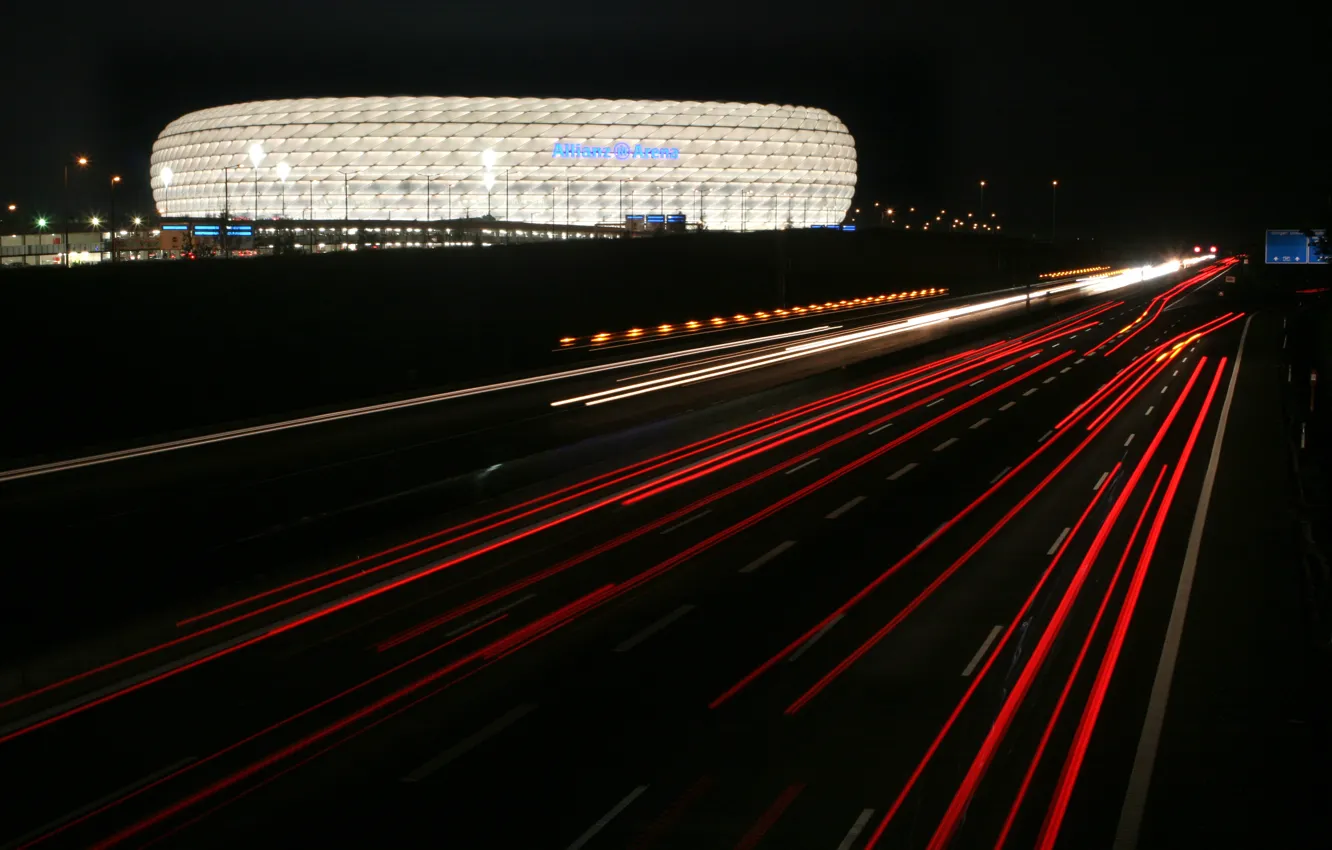 Photo wallpaper football, sport, Allianz Arena
