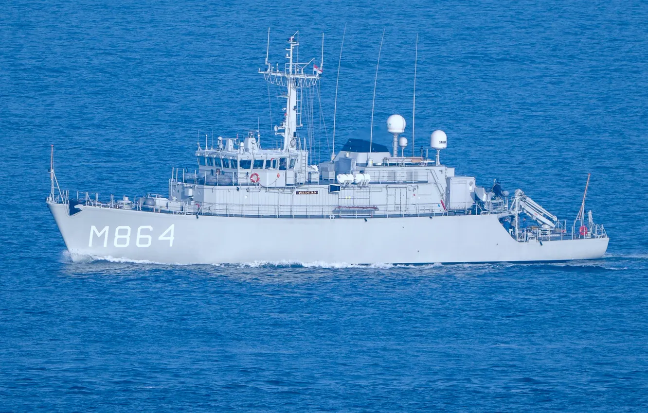Photo wallpaper minesweeper, 2024, Netherlands Navy, HNLMS Willemstad