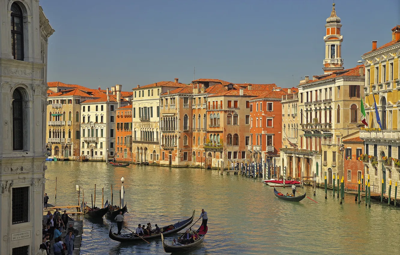 Photo wallpaper home, Italy, Venice, channel