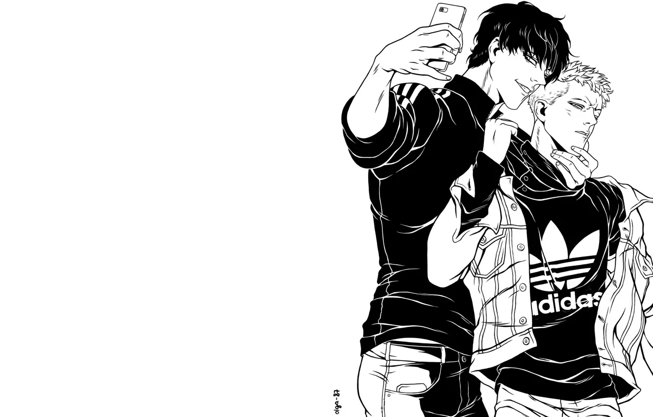 Photo wallpaper style, guys, selfie, 19 days, 19 days once, 19 Days, Heh Tien, Mo Guan Shan