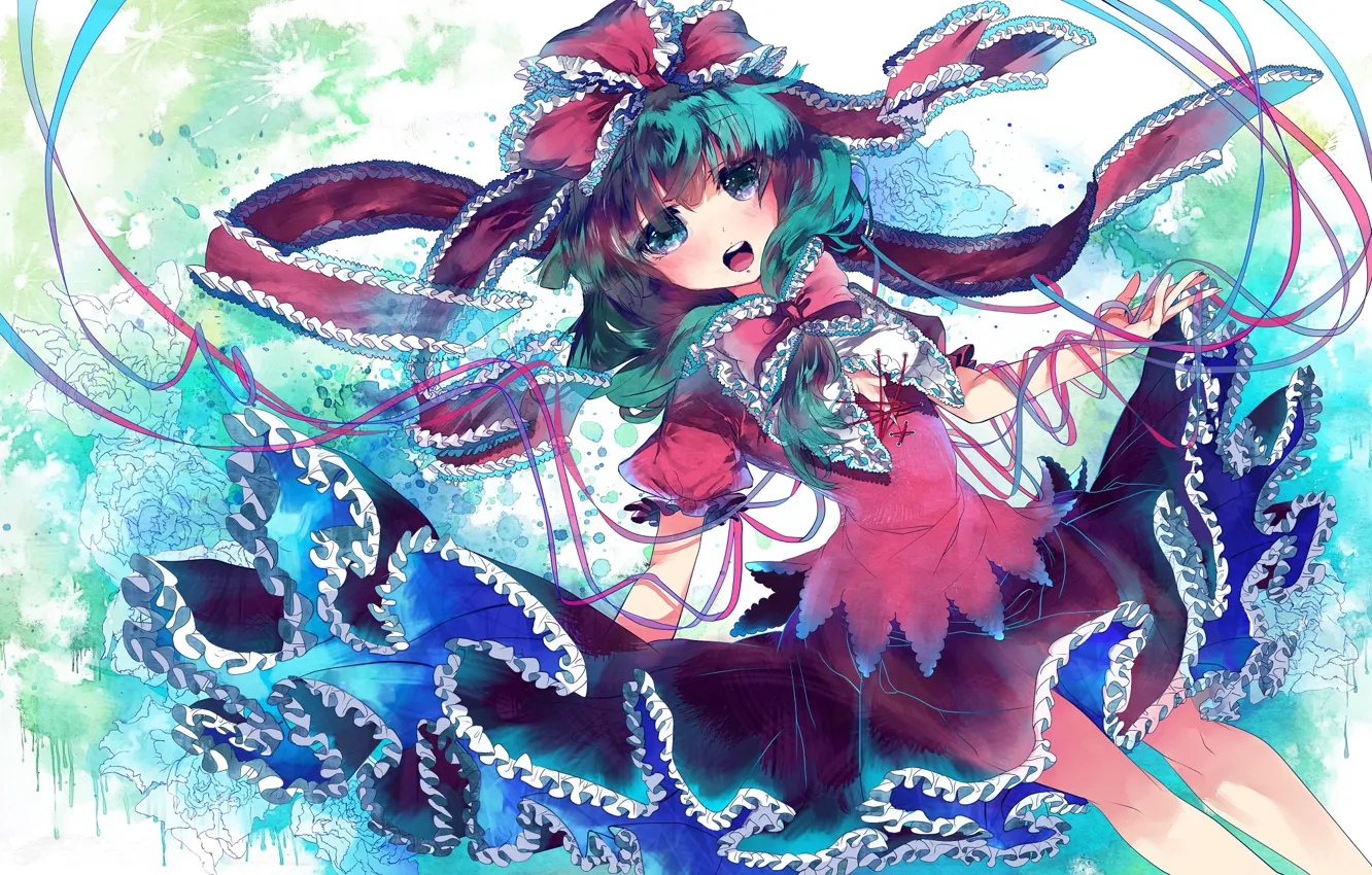 Photo wallpaper girl, game, anime, art, touhou, kagiyama hina, hoshika ranoe