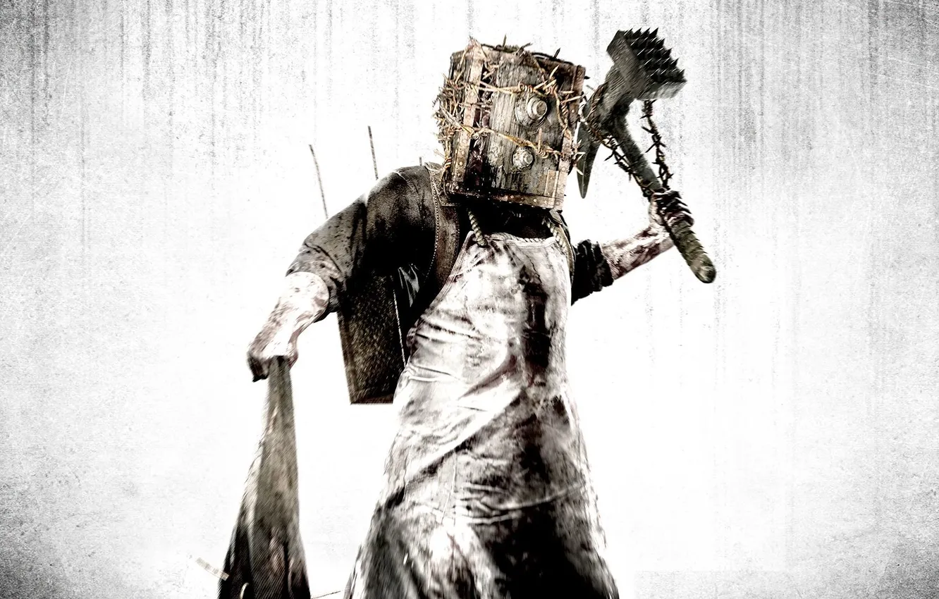 Photo wallpaper wire, monster, hammer, safety Deposit box, stroke, Bethesda Softworks, Tango Gameworks, The Evil Within