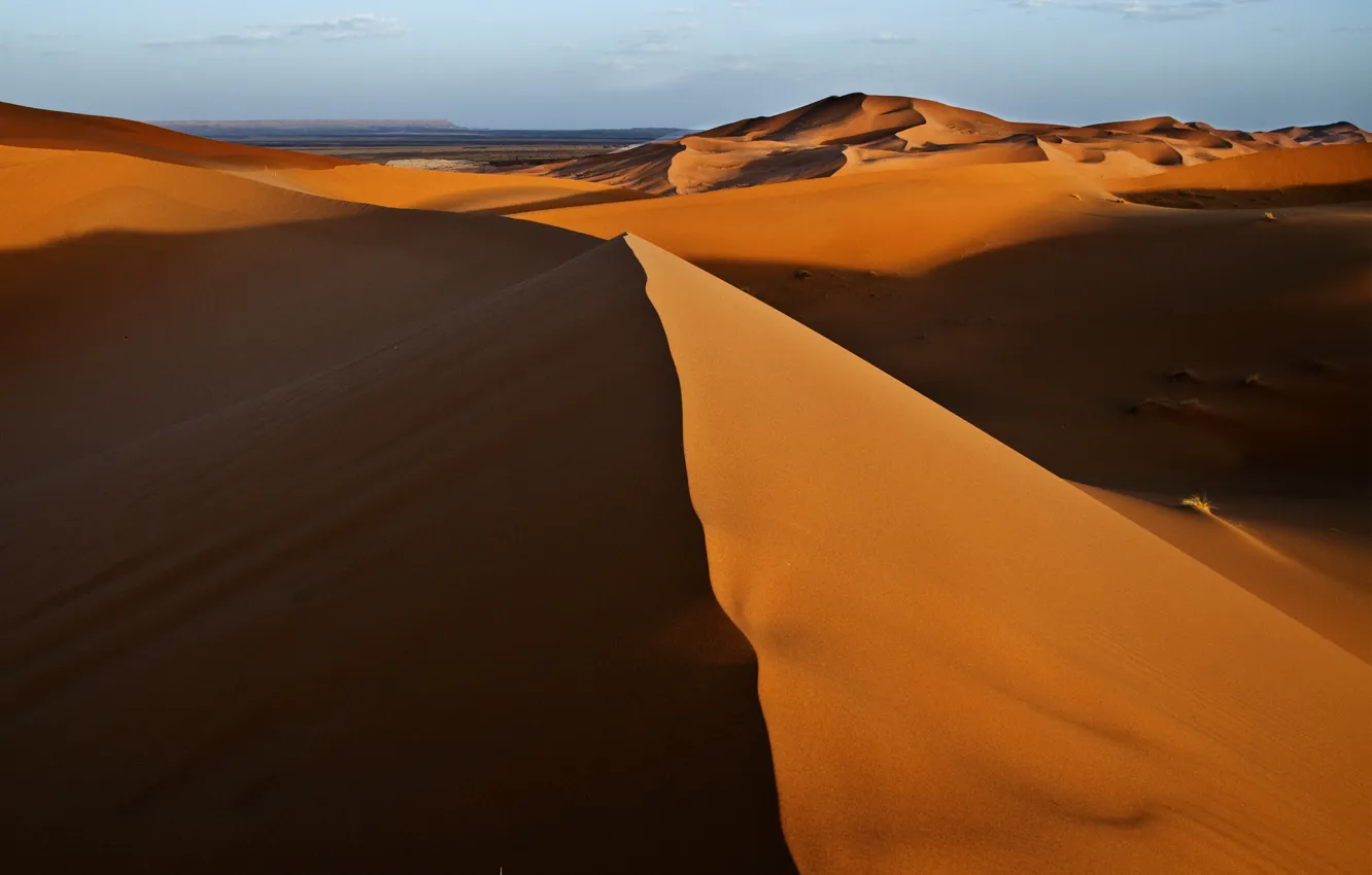 Photo wallpaper sand, nature, desert, dunes
