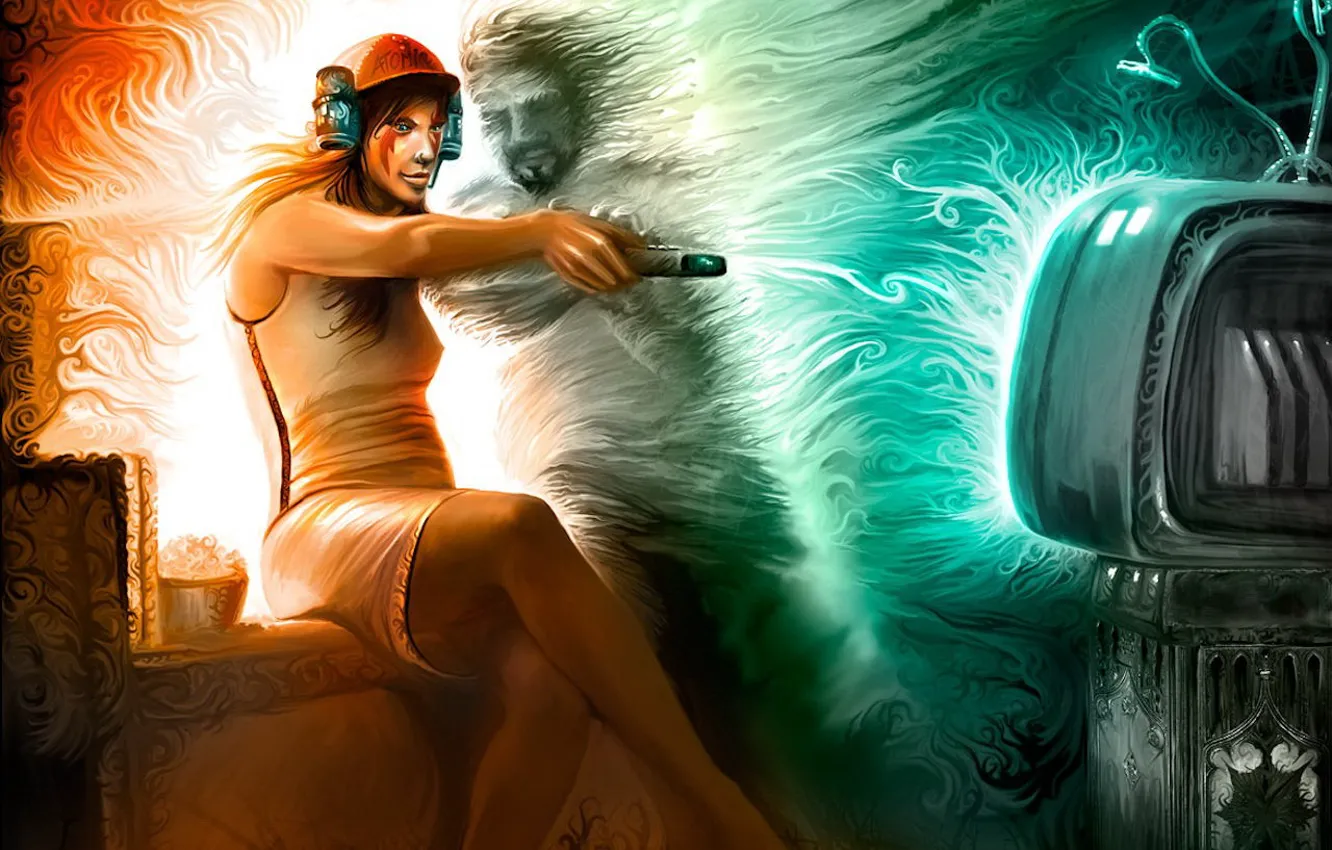 Photo wallpaper figure, spirit, TV