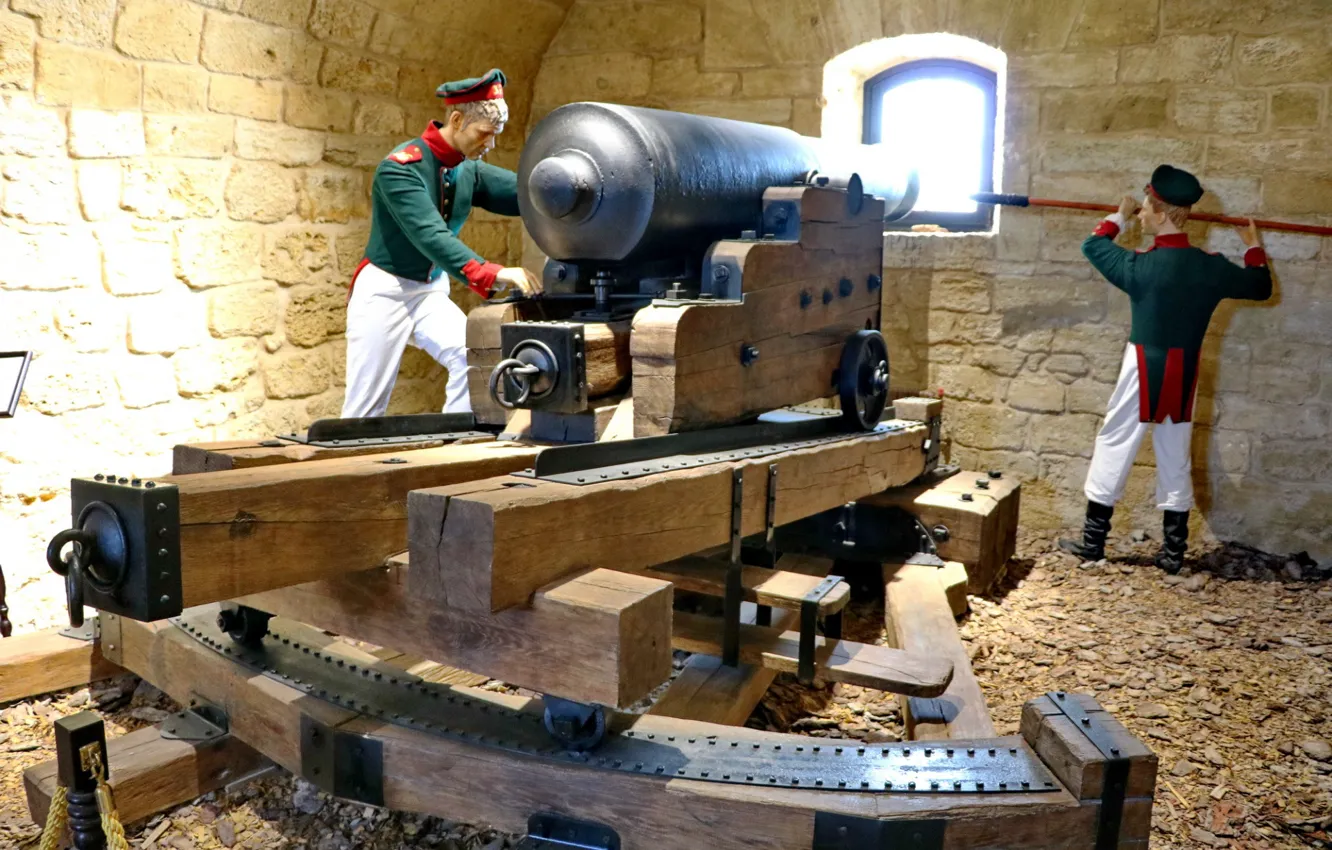 Photo wallpaper Museum, battery, Sevastopol, Konstantinovskaya