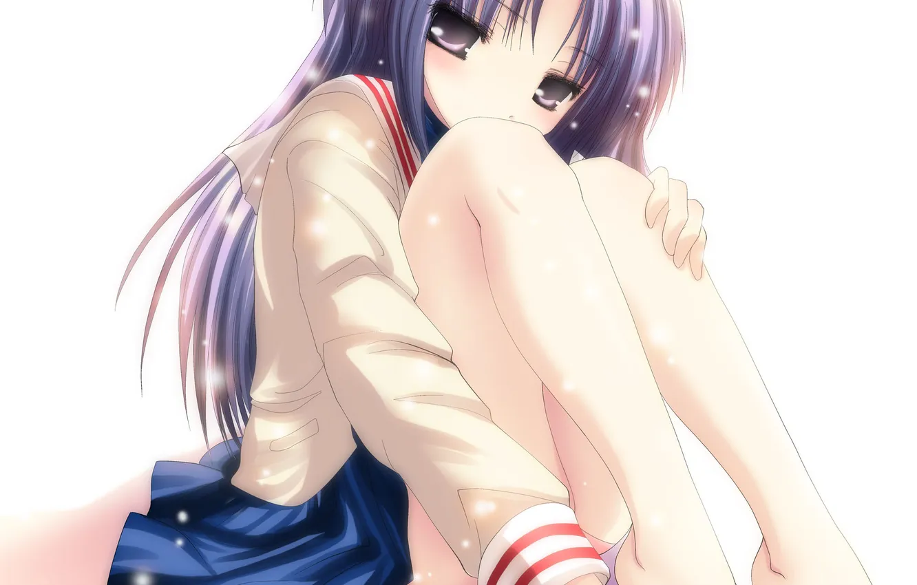 Photo wallpaper sadness, girl, clannad, Ichinose Kotomi
