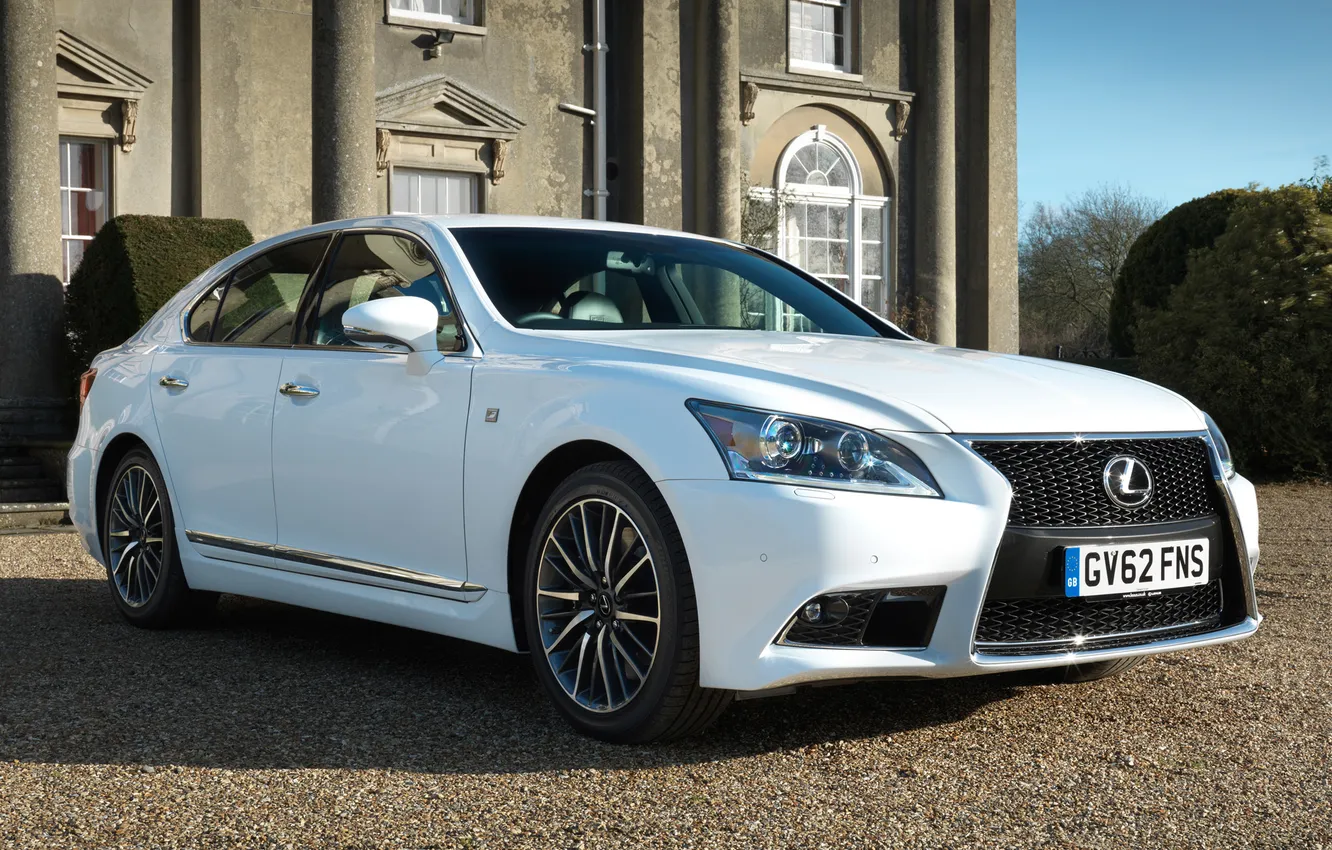 Photo wallpaper white, Lexus, Lexus, F-Sport, LS 460