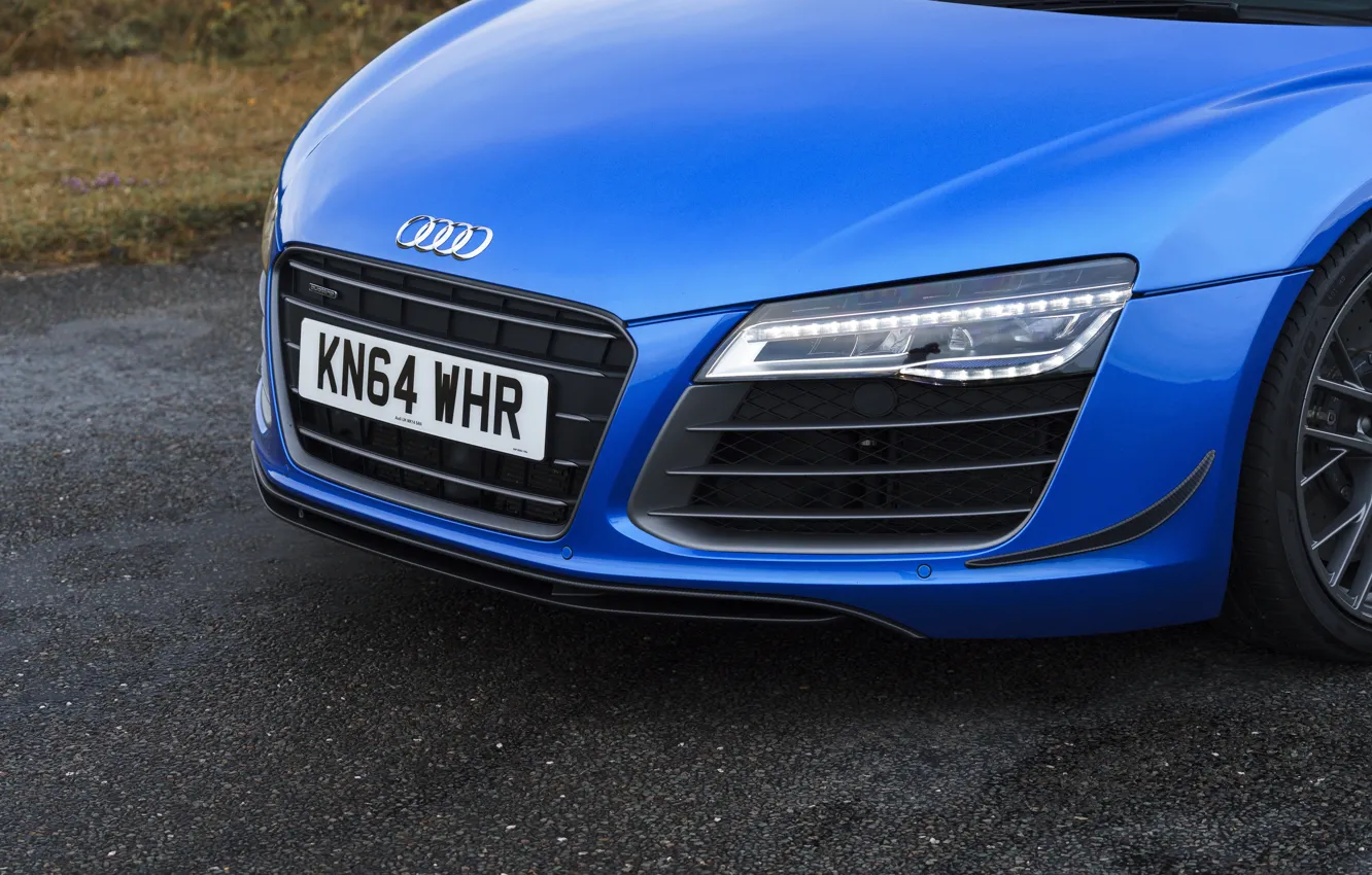 Photo wallpaper Audi, close-up, front, R8, Audi R8 LMX