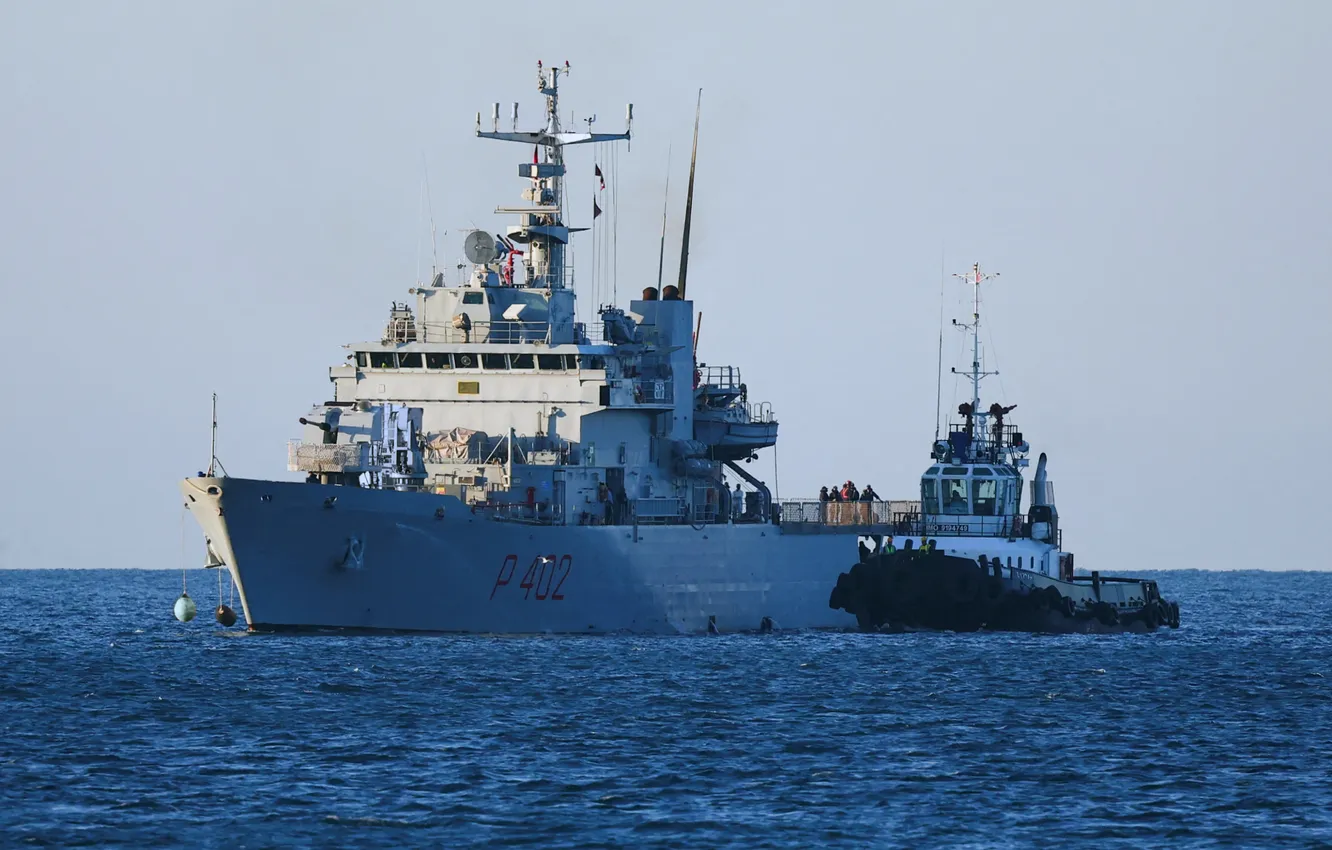 Photo wallpaper Libra, patrol ship, The Italian Navy