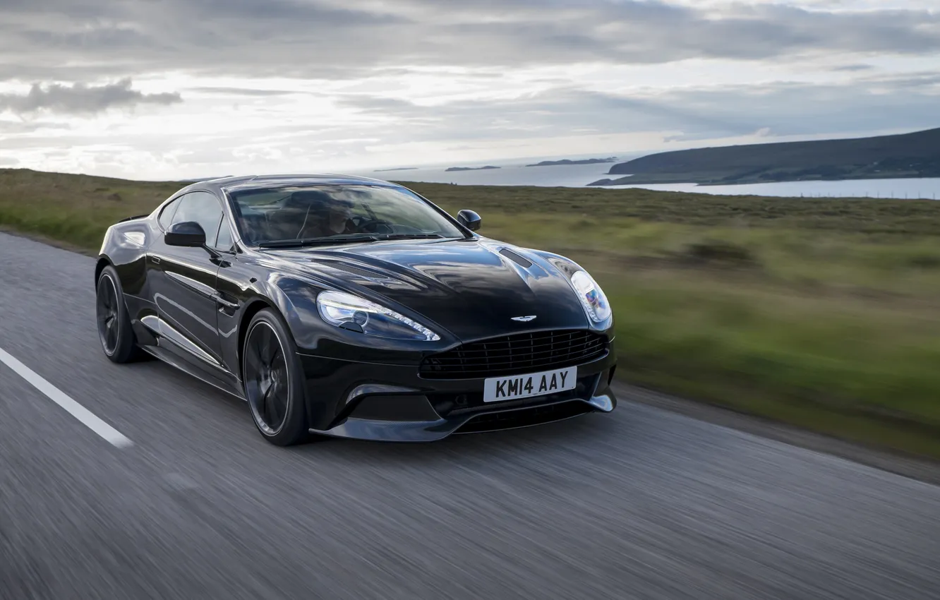 Photo wallpaper Aston Martin, Aston Martin, Vanquish, vankvish, 2014, Carbon Black
