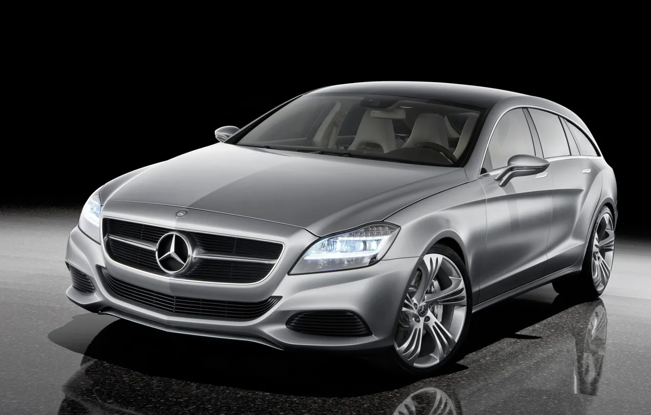 Photo wallpaper concept, hatchback, Mercedes-Benz