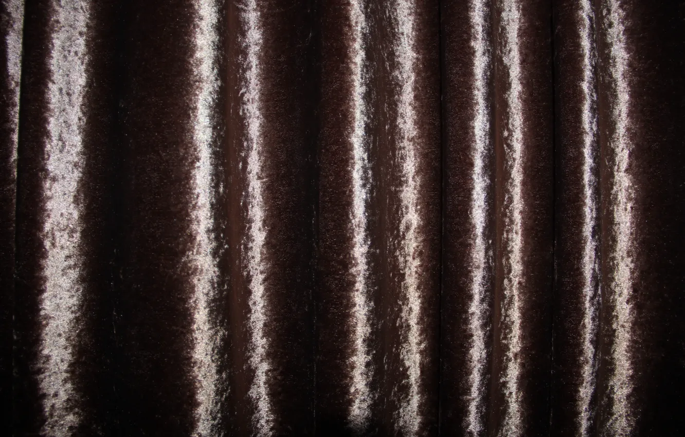 Photo wallpaper curtains, brown, brilliant, velour