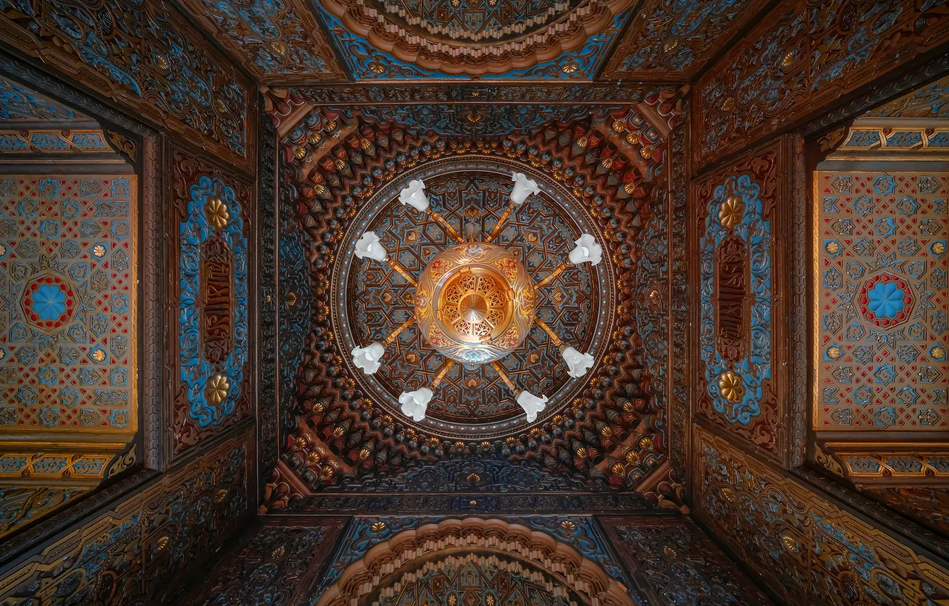 Photo wallpaper art, architecture, roof