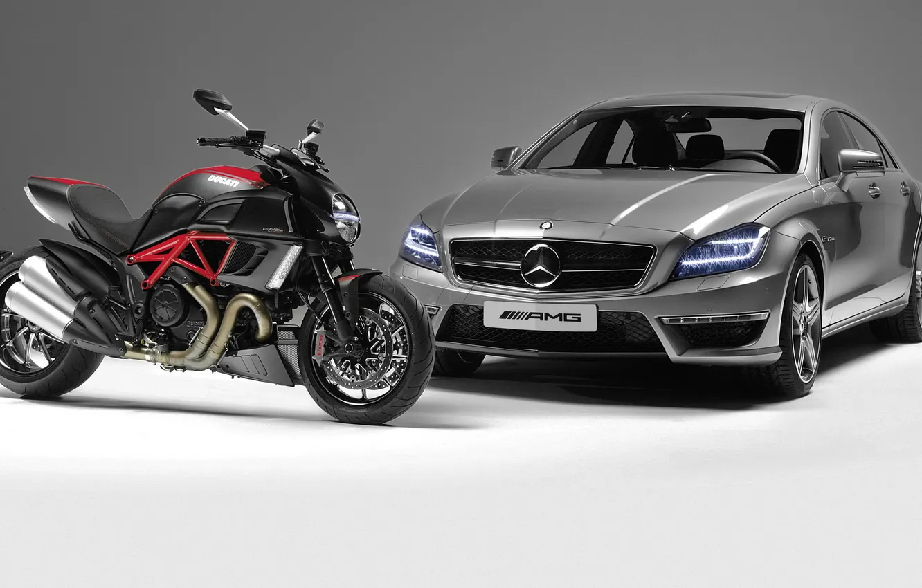 Photo wallpaper auto, motorcycle, gelding