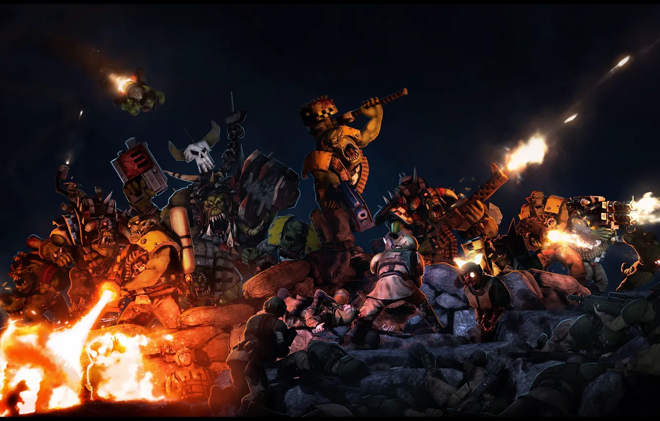 Photo wallpaper darkness, being, warrior, dakka boyzzz, erewego