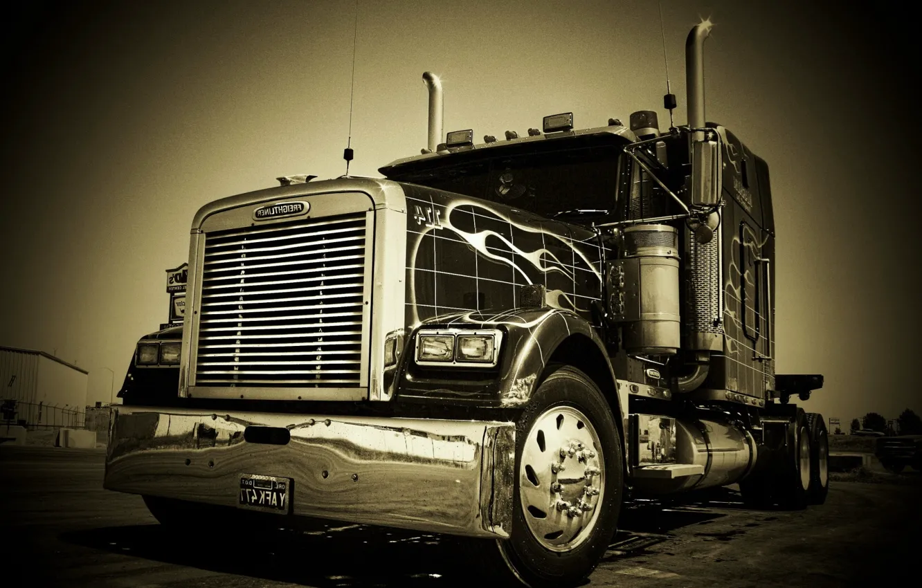 Photo wallpaper truck, freightliner, tractor, frightliner