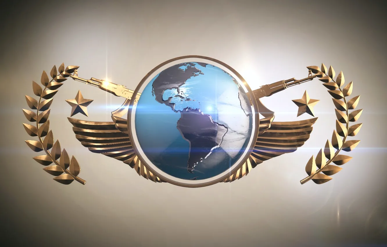 Photo wallpaper games, CS:GO, fone, Global Elite