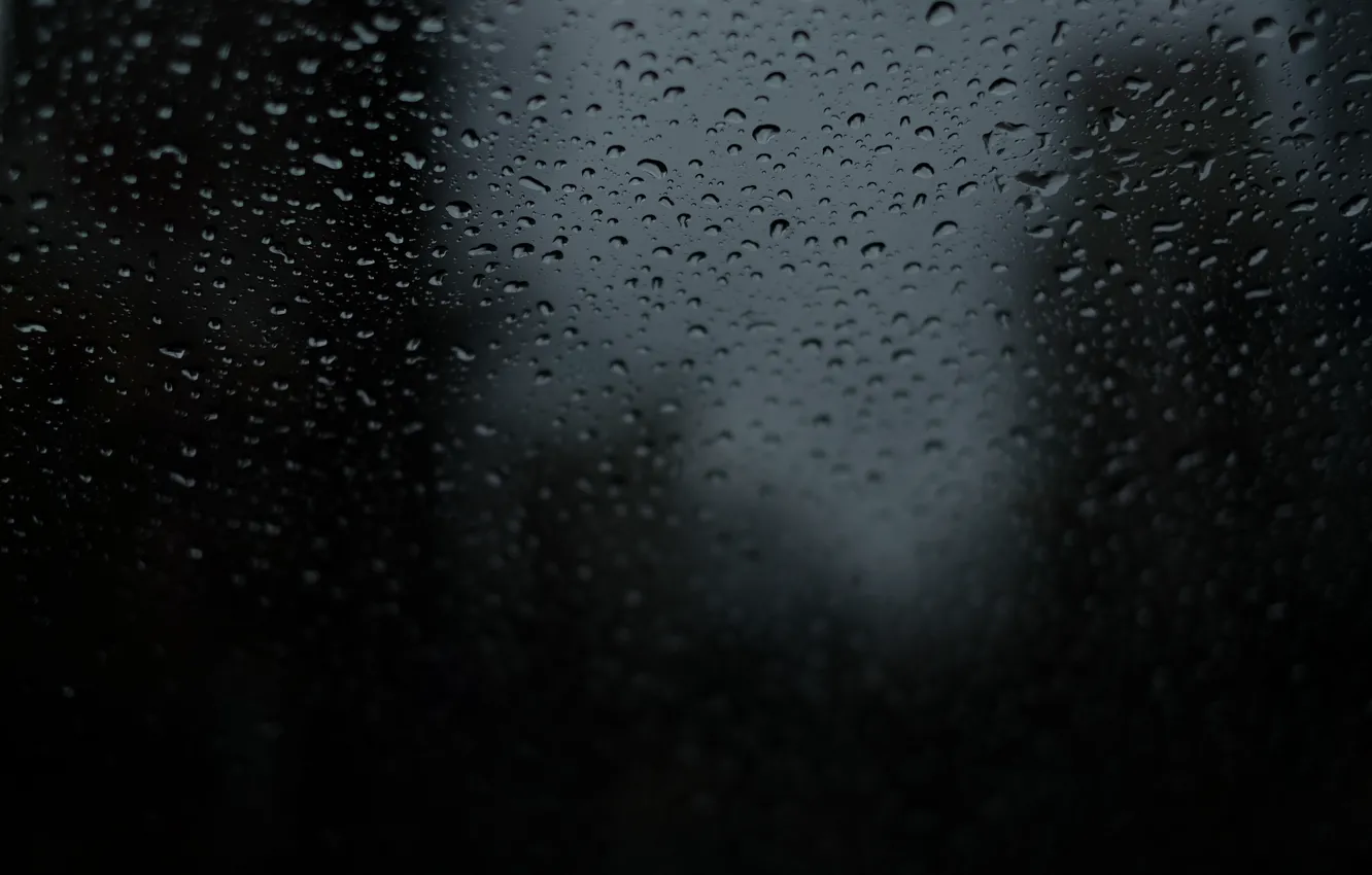Photo wallpaper water, drops, background, black, wet