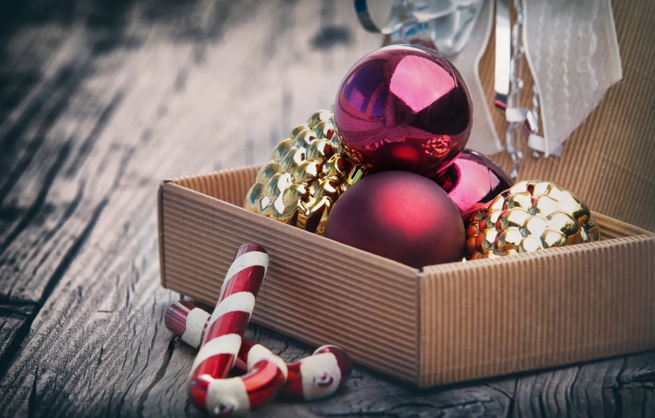 Photo wallpaper holiday, box, toy, Board, new year, Christmas