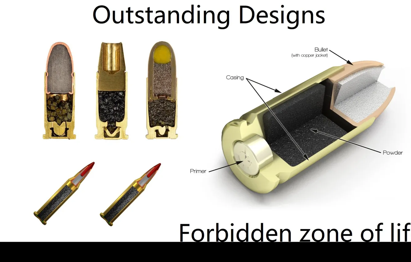 Photo wallpaper design, weapon, bullet, life Is Possible, ammunition