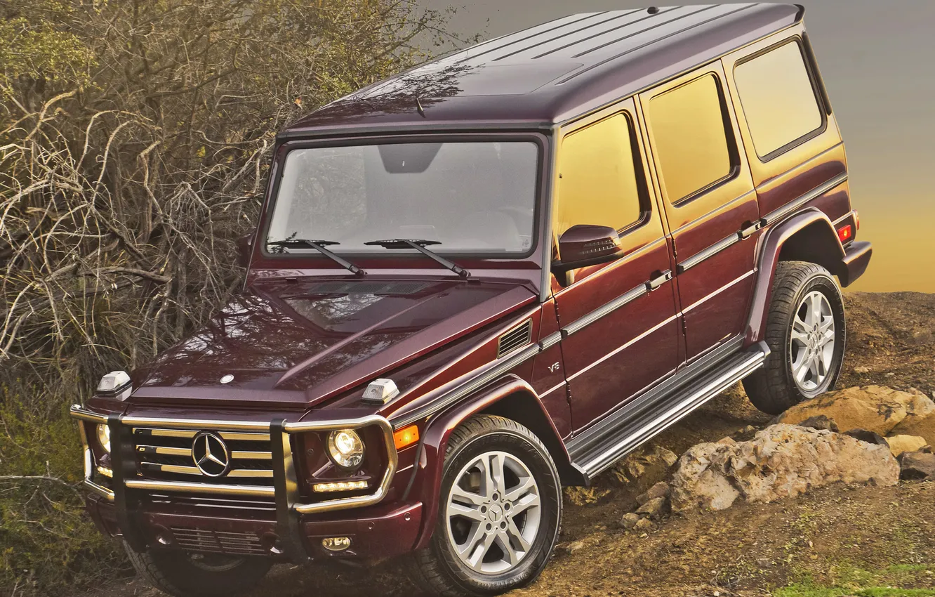 Photo wallpaper Mercedes-Benz, SUV, Mercedes, massive, G 550