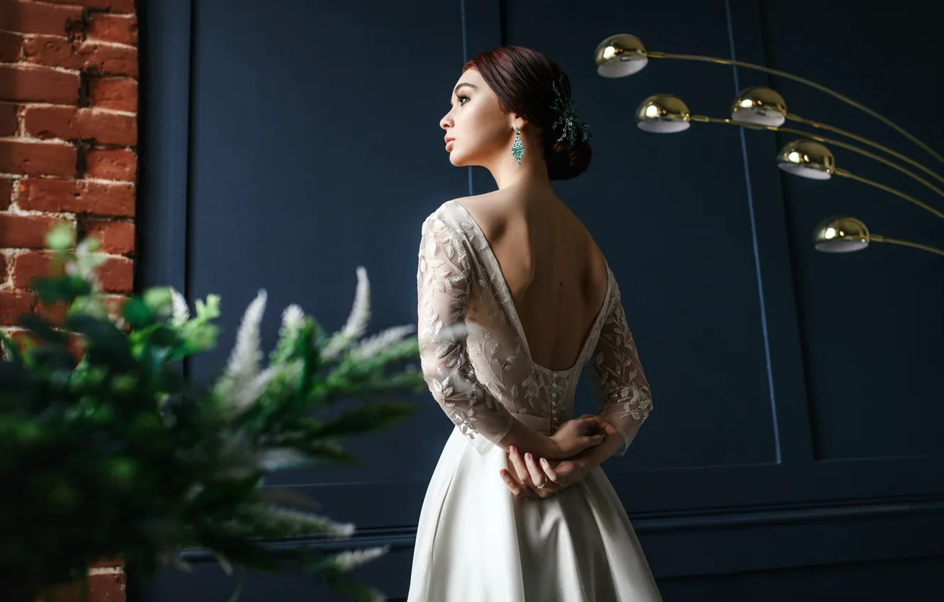 Photo wallpaper back, dress, Irina, Igor Kondukov