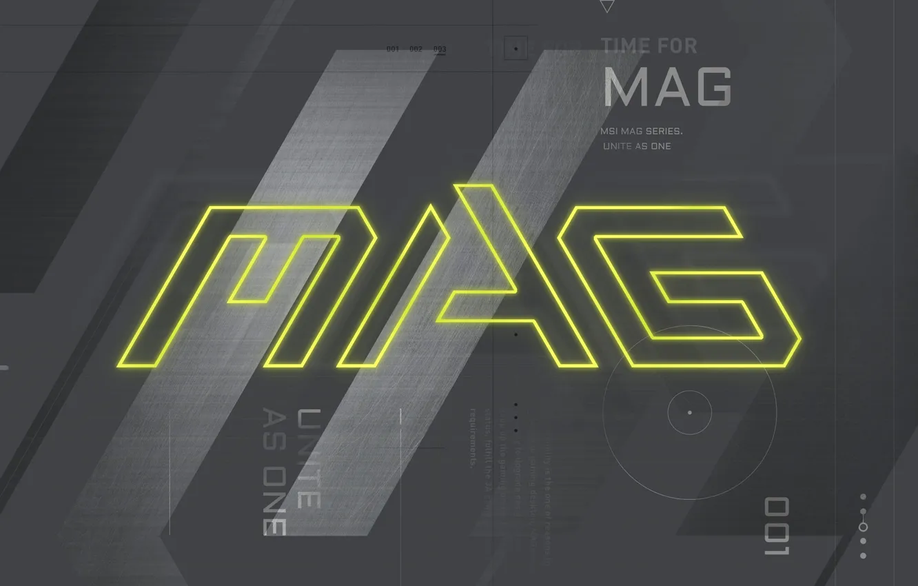 Photo wallpaper the dark background, logo, logo, brand, gaming, slogan, MAG, MSI
