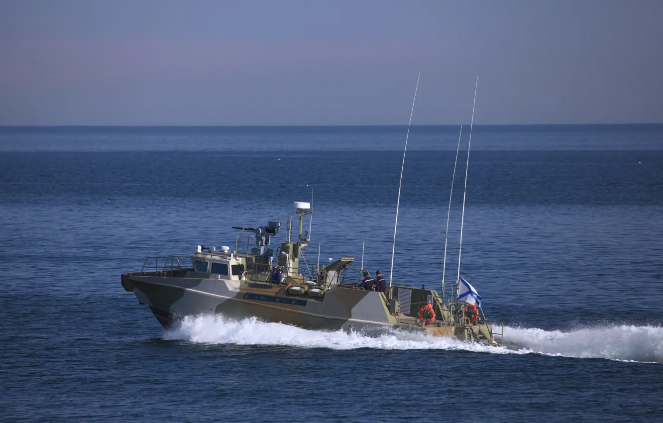 Photo wallpaper boat, Raptor, defense, The black sea, anti-sabotage