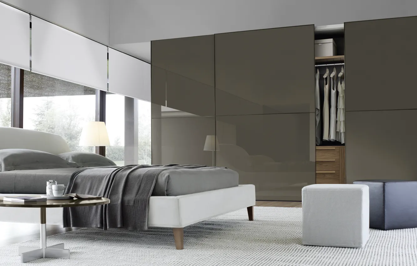 Photo wallpaper design, style, room, interior, bedroom