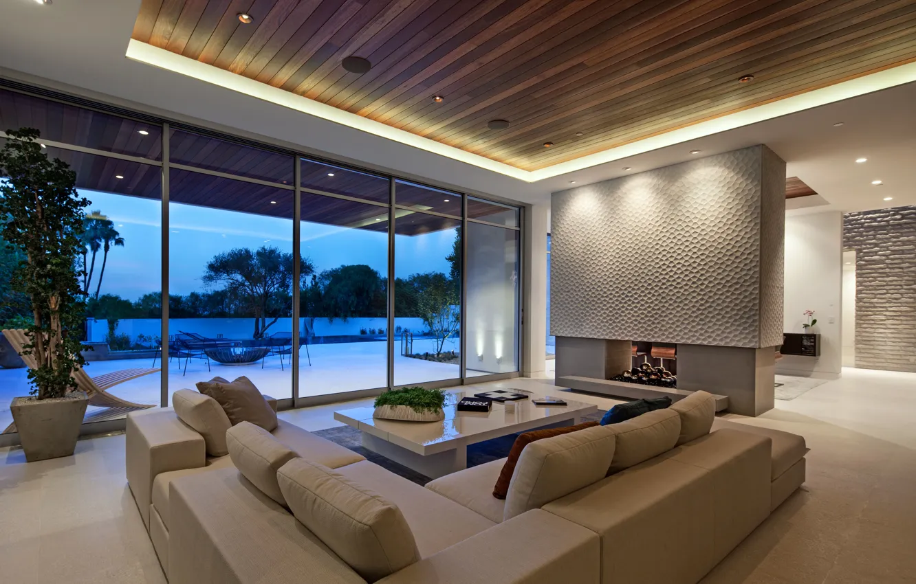 Photo wallpaper design, style, interior, living space