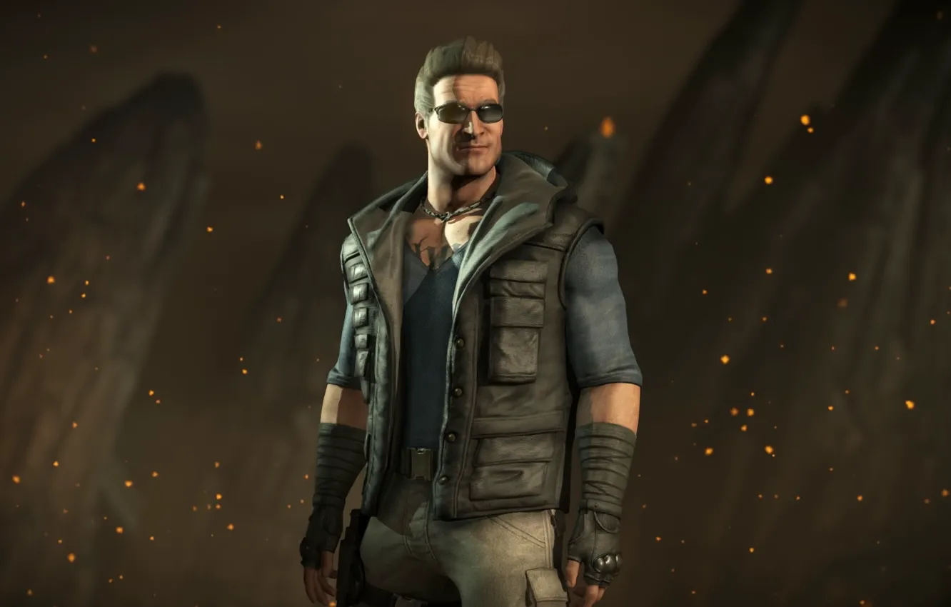 Photo wallpaper Johnny Cage, Mortal Kombat X, Mortal Kombat 10, Johnny Cage