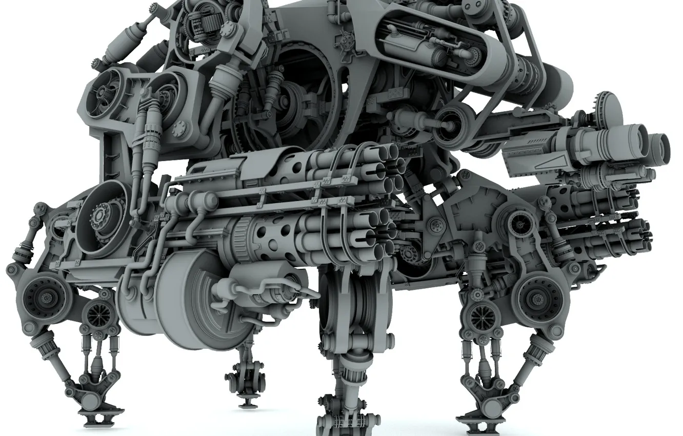 Photo wallpaper Model, Robot Combat