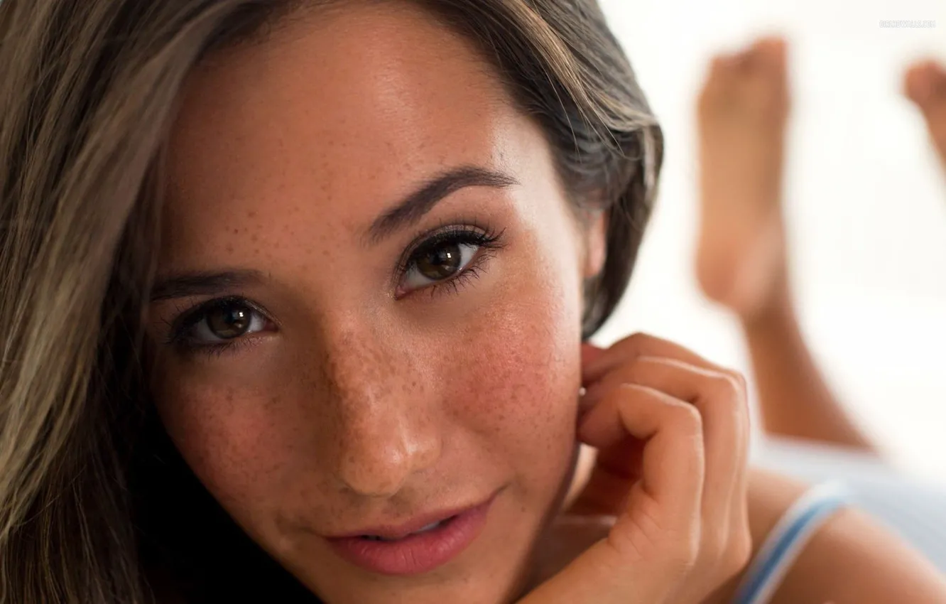 Photo wallpaper girl, sexy, Pornstar, Eva Lovia