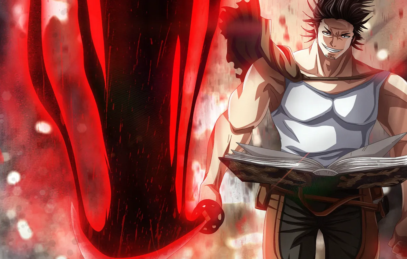 Photo wallpaper sword, anime, ken, blade, manga, strong, muscular, mahou