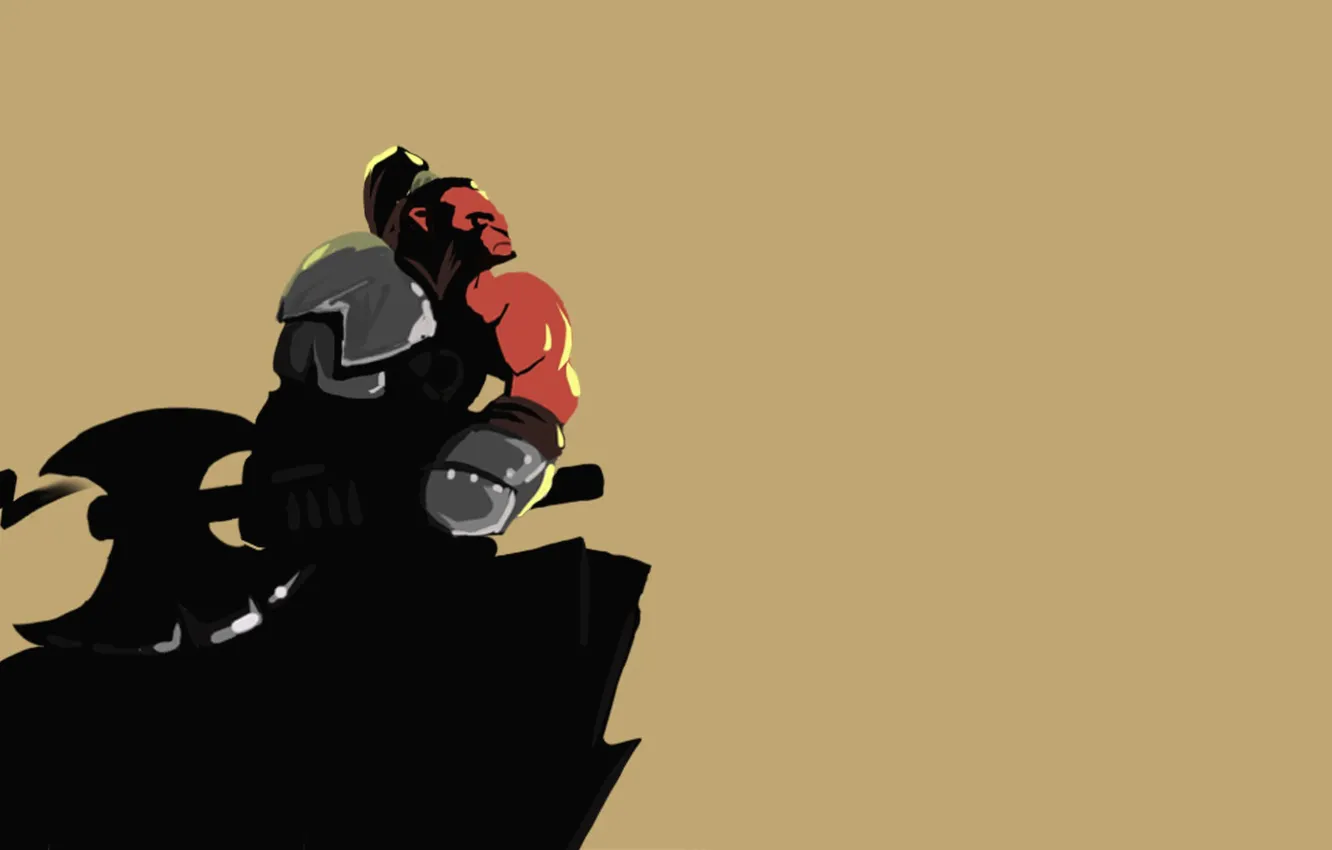 Wallpaper minimalism, minimalism, Valve, Dota, DotA, Axe, AKS images
