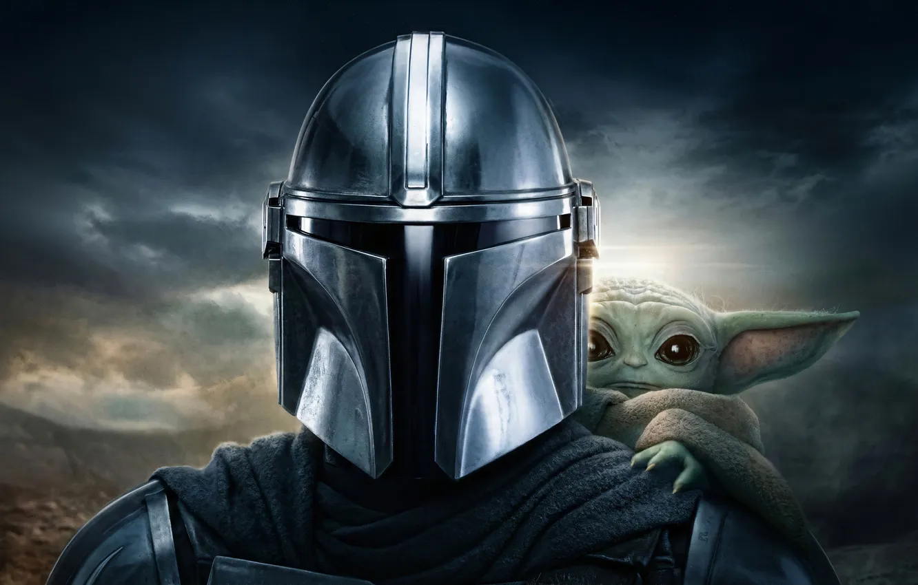 Photo wallpaper poster, helmet, Pedro Pascal, Pedro Pascal, Mandalorian and Grog, The Mandalorian & Grogu, The Mandalorian, …
